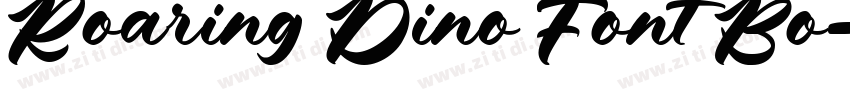 Roaring Dino Font Bo字体转换
